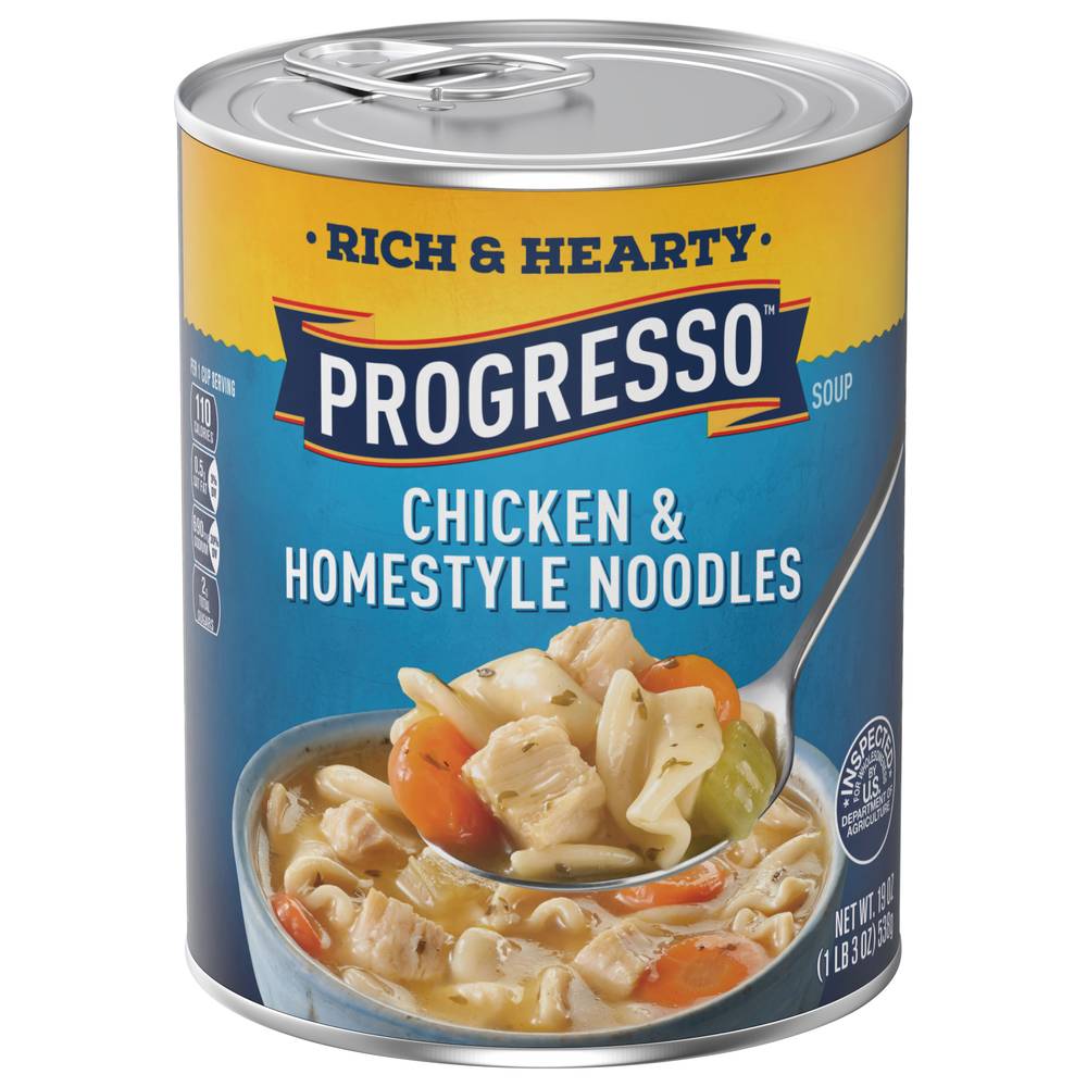 Progresso Rich & Hearty Chicken & Homestyle Noodles Soup