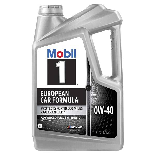 Mobil 1 Fs European Car Formula Full Synthetic Motor Oil, 0w-40 (5 qt)