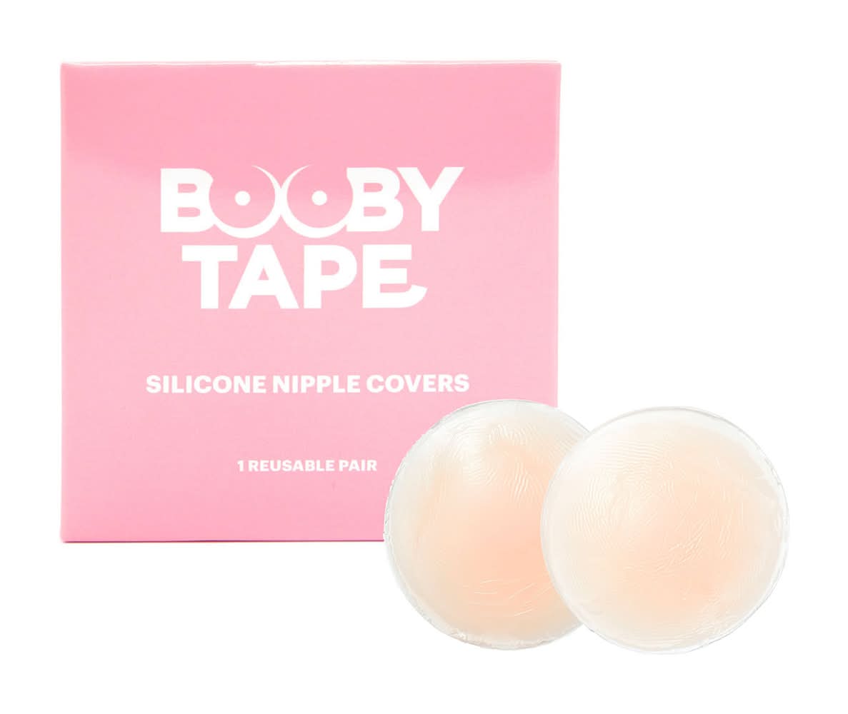 Booby Tape · Pezoneras reutilizables de silicón