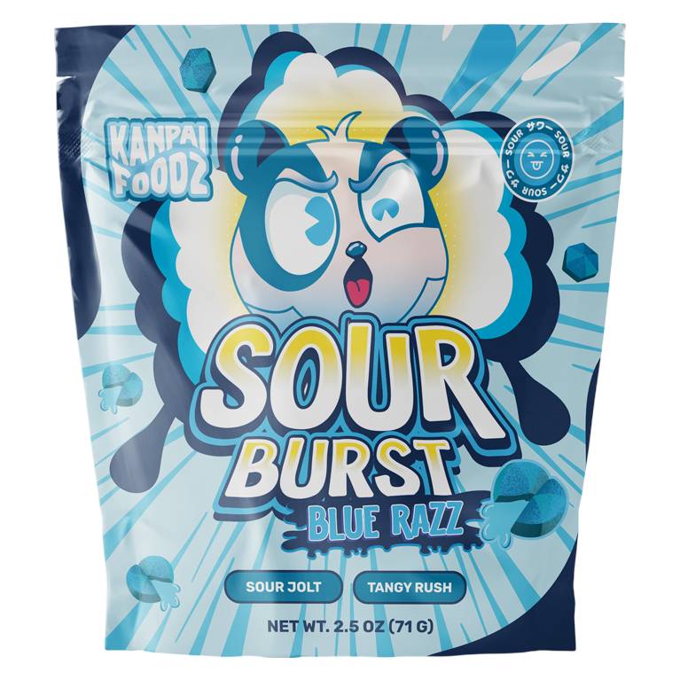 Kanpai Foodz Sour Burst, Blue Raspberry (2.5 oz)