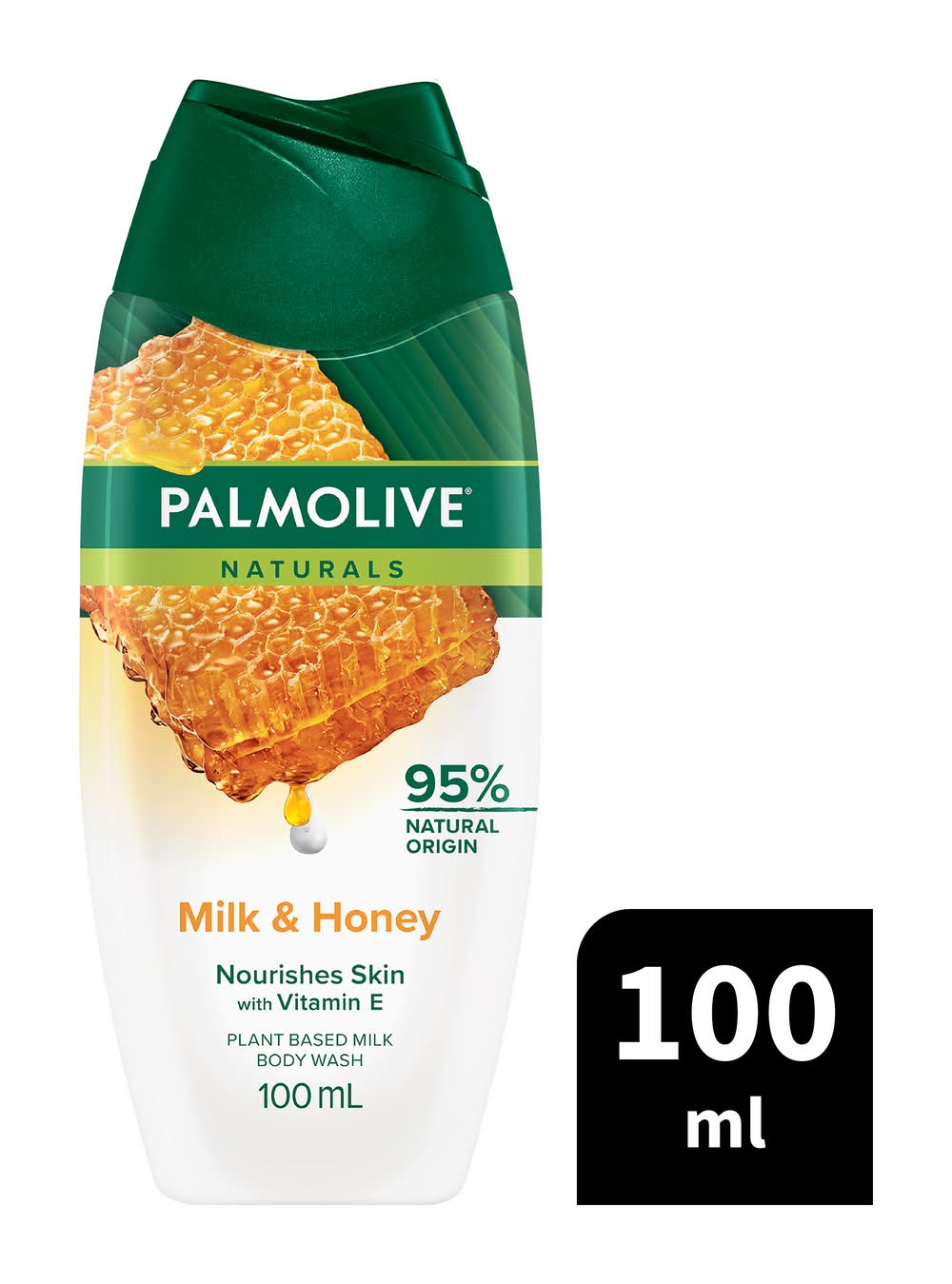 Palmolive Naturals Travel Body Wash Milk & Honey Shower Gel (100mL)