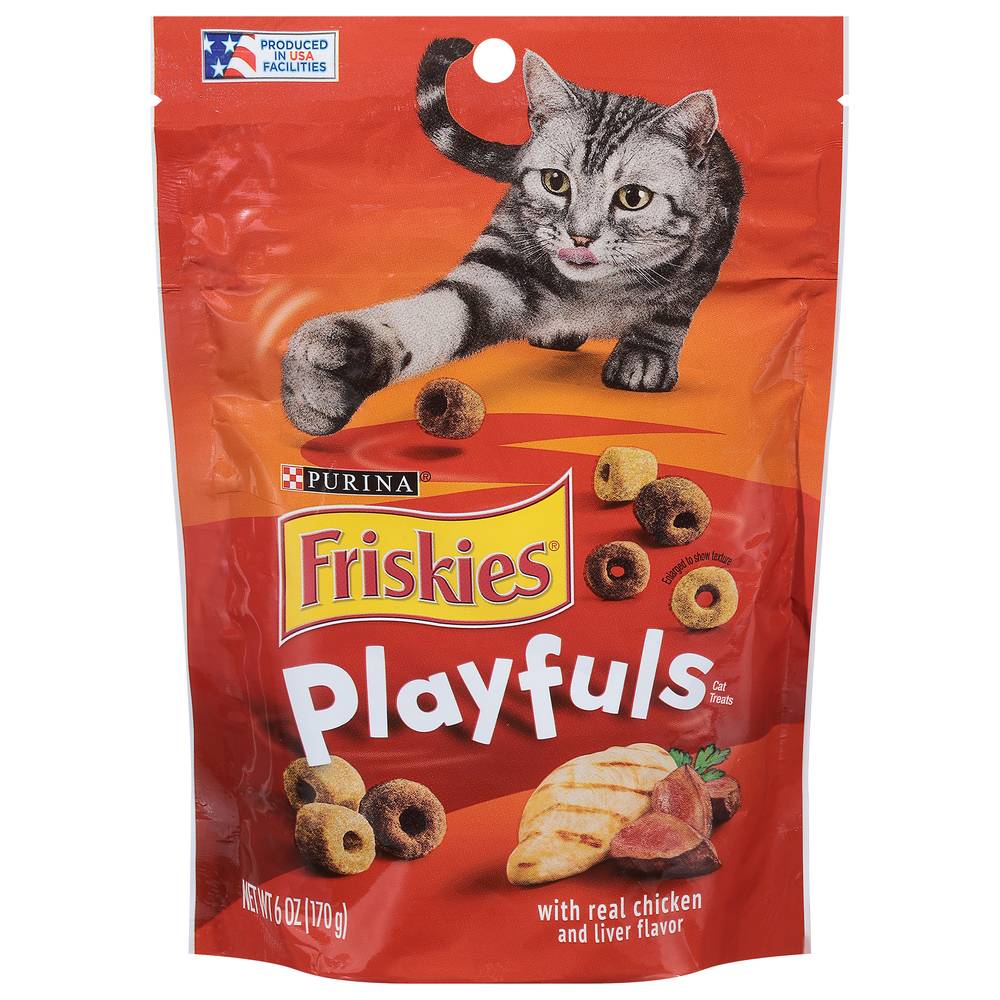 Friskies Playfuls Cat Treats, Chicken-Liver (6 oz)