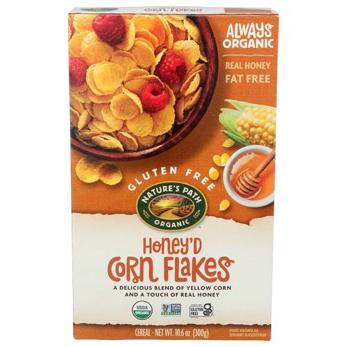 Nature's Path Honeyed Corn Flakes Cereal