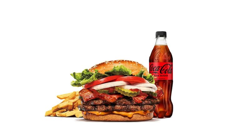 Spicy Mayo Double Whopper Meal