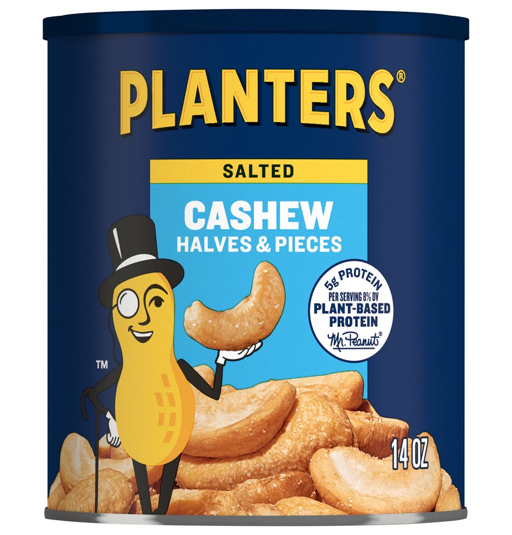 Planters Salted Cashew Halves & Pieces (14 oz)