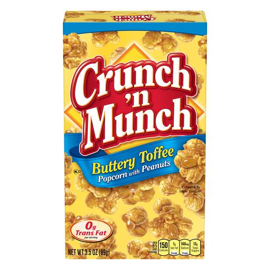 Crunch 'N Munch Buttery Toffee Popcorn With Peanuts