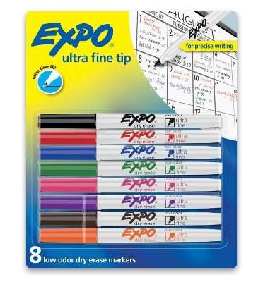 Expo Ultra Fine Tip Dry Erase Markers, Assorted (8 ct)