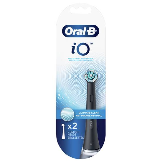 Oral-B Io Ultimate Clean Replacement Brush Heads (2 ct)