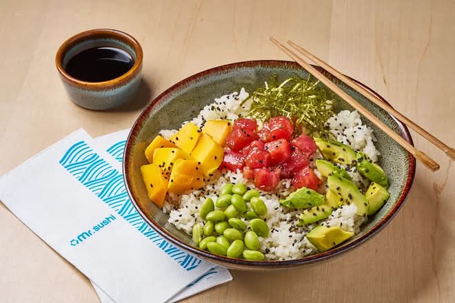 Bowl Tuyama - Atún, Mango, Aguacate y Ajonjolí Negro