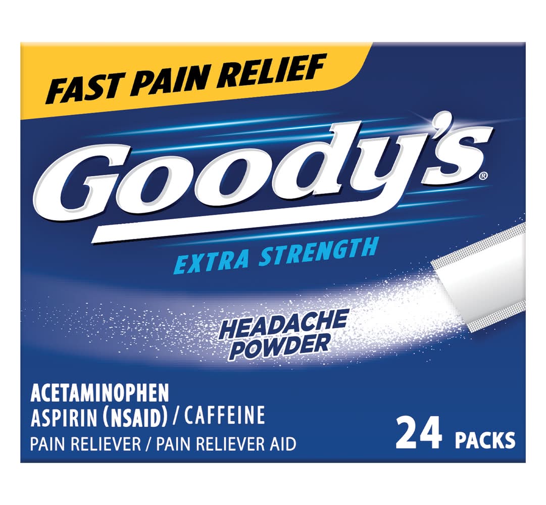 Goody's Extra Strength Pain Relief Headache Powder Packets (24 ct)