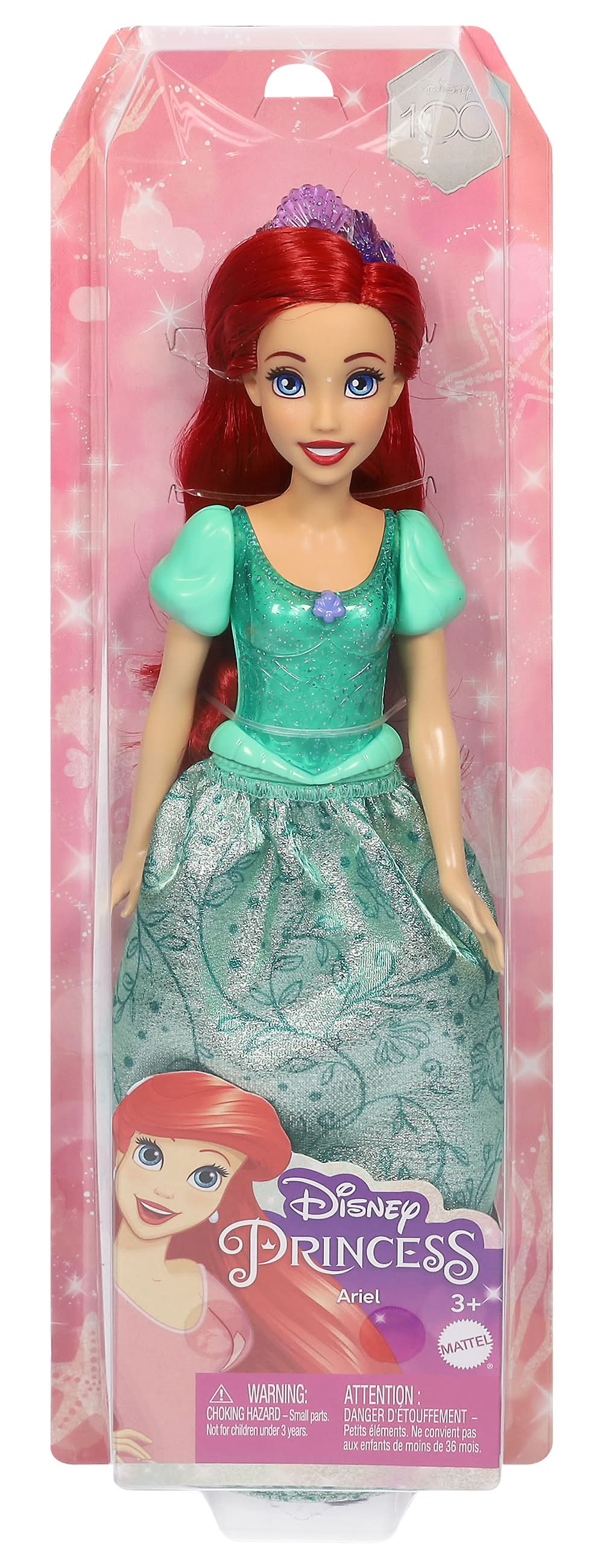 Mattel Disney Princess Age 3+ Ariel Toy, Multi-Color