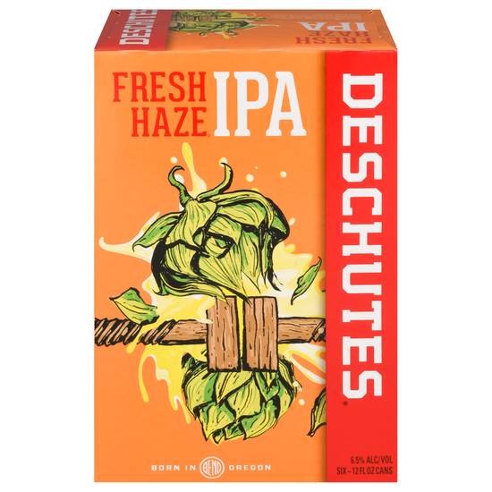 Deschutes Domestic Fresh Haze Ipa Beer (6 ct, 12 fl oz)