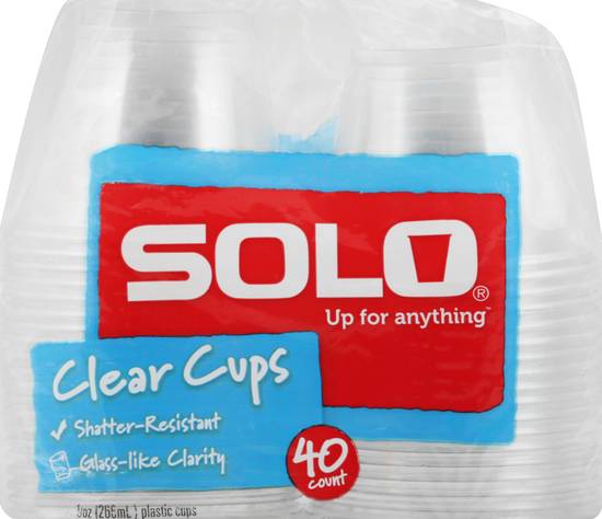 Solo Clear Cups (40 ct)