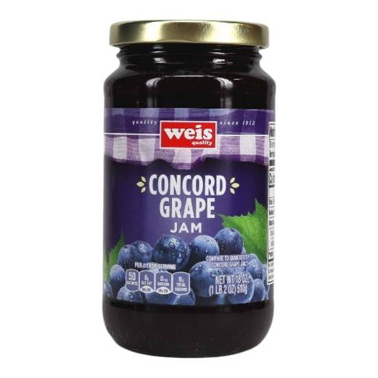 Weis Quality Jam Concord Grape