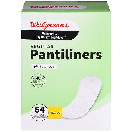 Walgreens Unscented Pantiliners (64 ct)