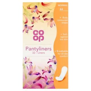 Co-op 32 Liners Pantyliners Normal