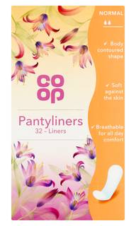 Co-op 32 Liners Pantyliners Normal