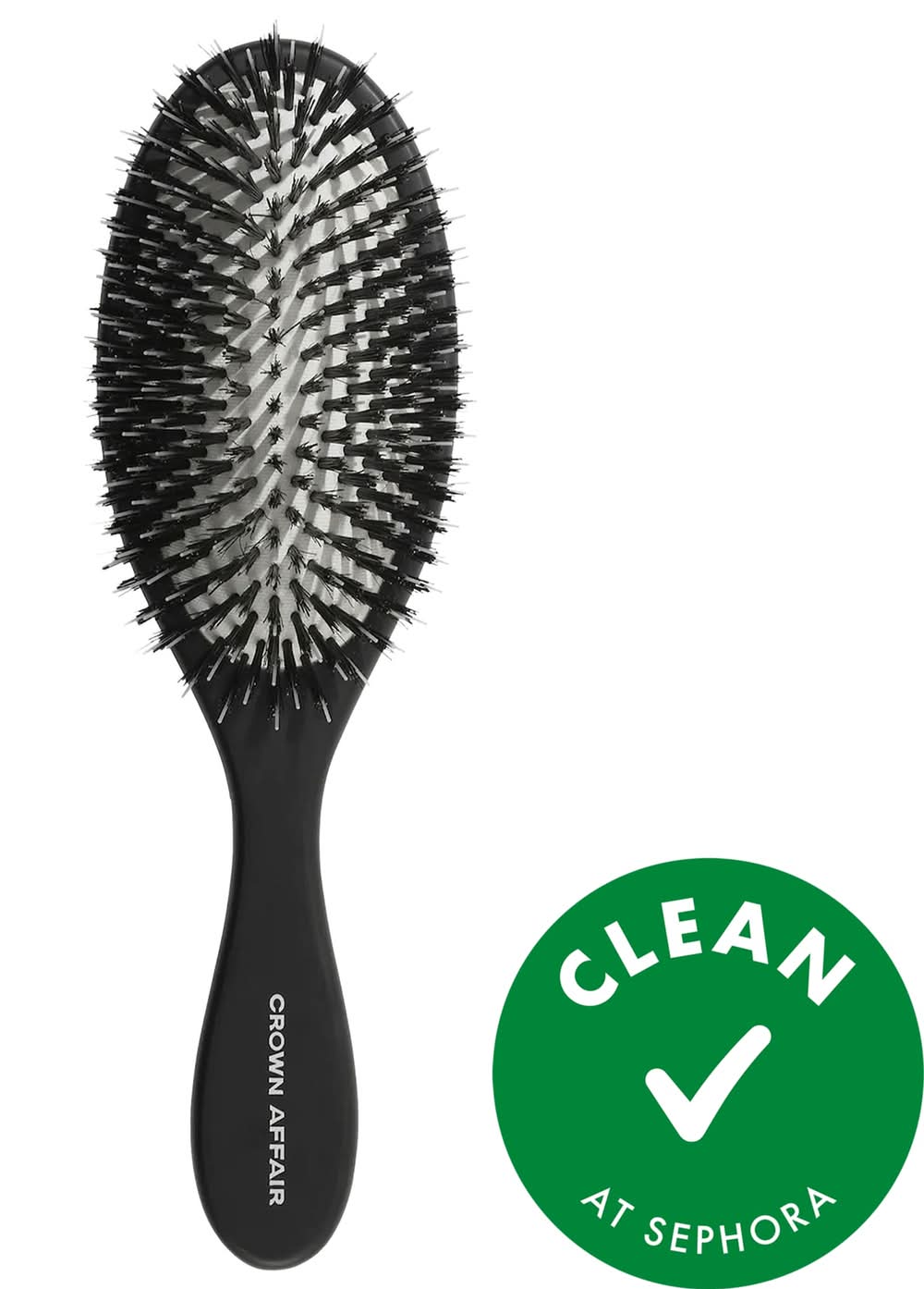 Crown Affair The Dual-Bristle Boar Hair Brush No. 001 for All Hair Textures