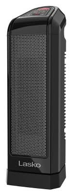 Lasko Digital Ceramic Tower Heater With Remote Control, Black