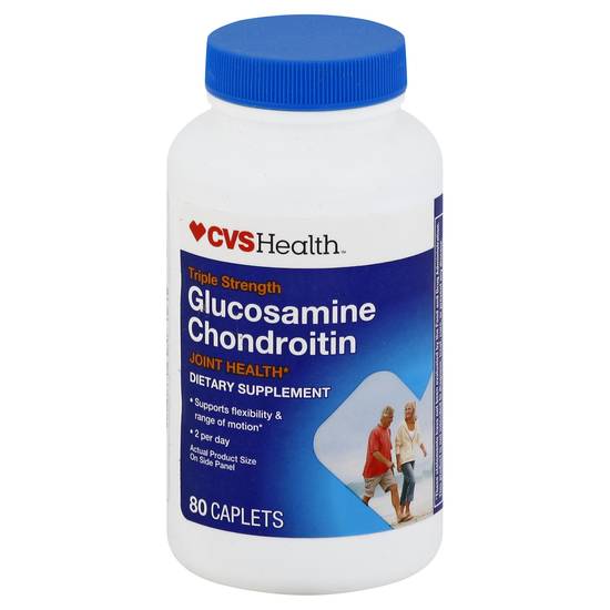 Cvs Health Glucosamine Chondroitin Joint Health Dietary Supplement Caplets