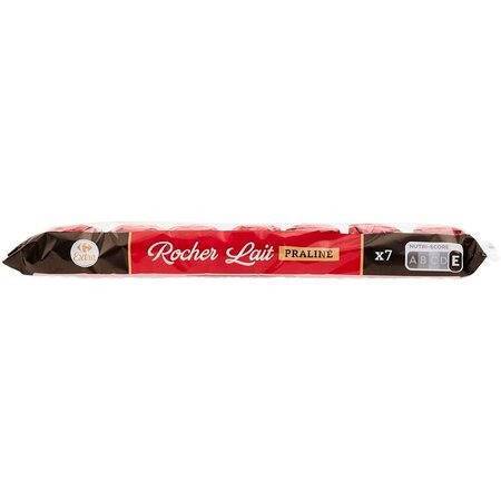 Carrefour Extra - Chocolat rocher lait praliné (7 pièces)