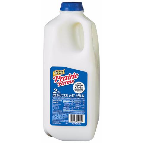 Prairie Farms 2% Milk Half Gallon