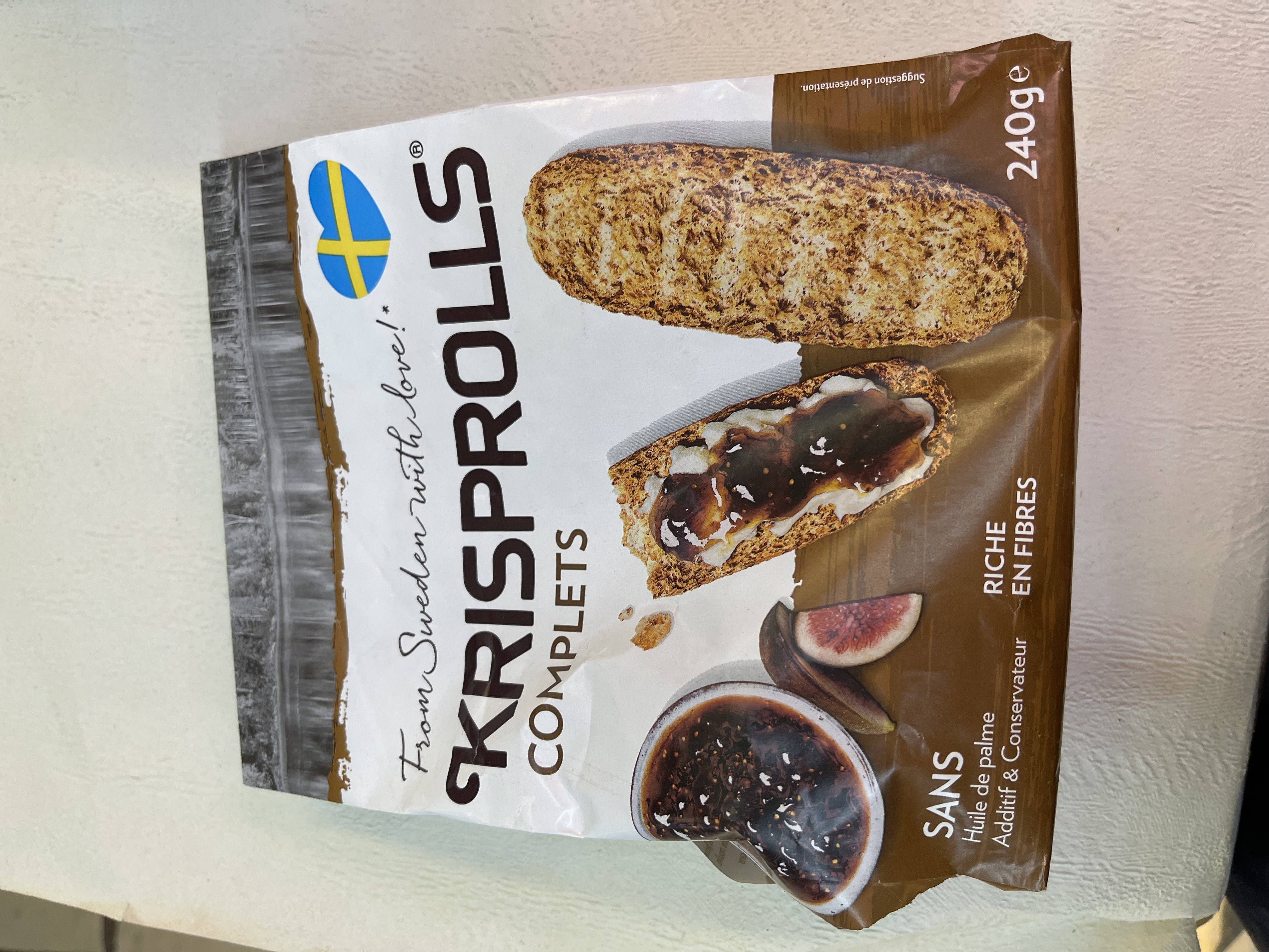 Krisprolls petits pain suédois dorés 240g