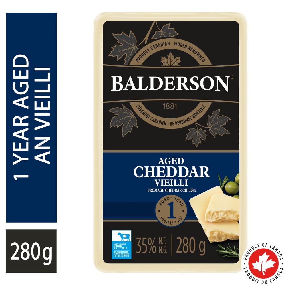 Balderson Championship Cheddar Cheese Aged 1 Year (280 g)