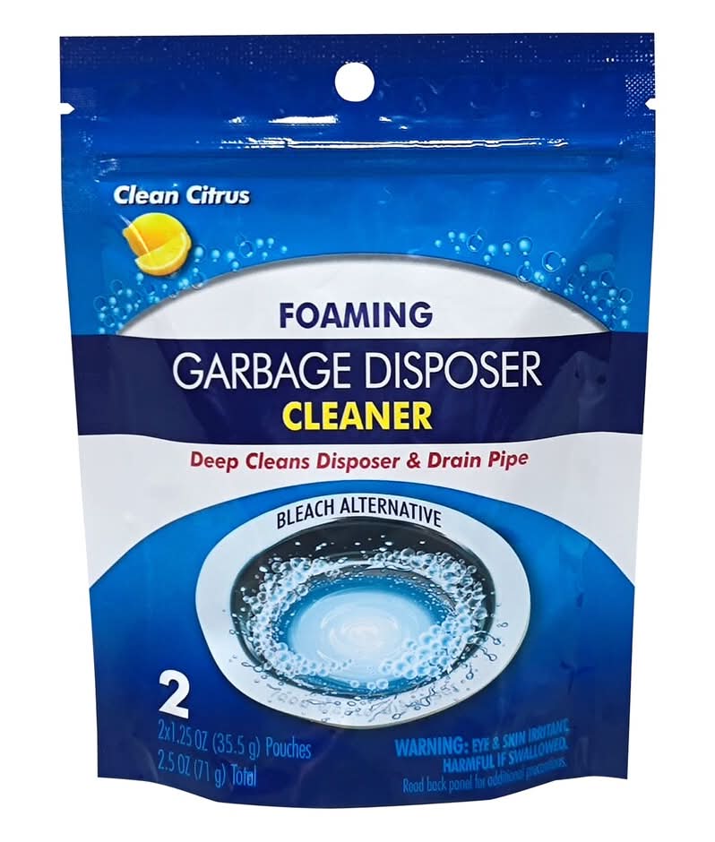 Foaming Garbage Disposal Cleaner, Citrus (2 x 1.25 oz)