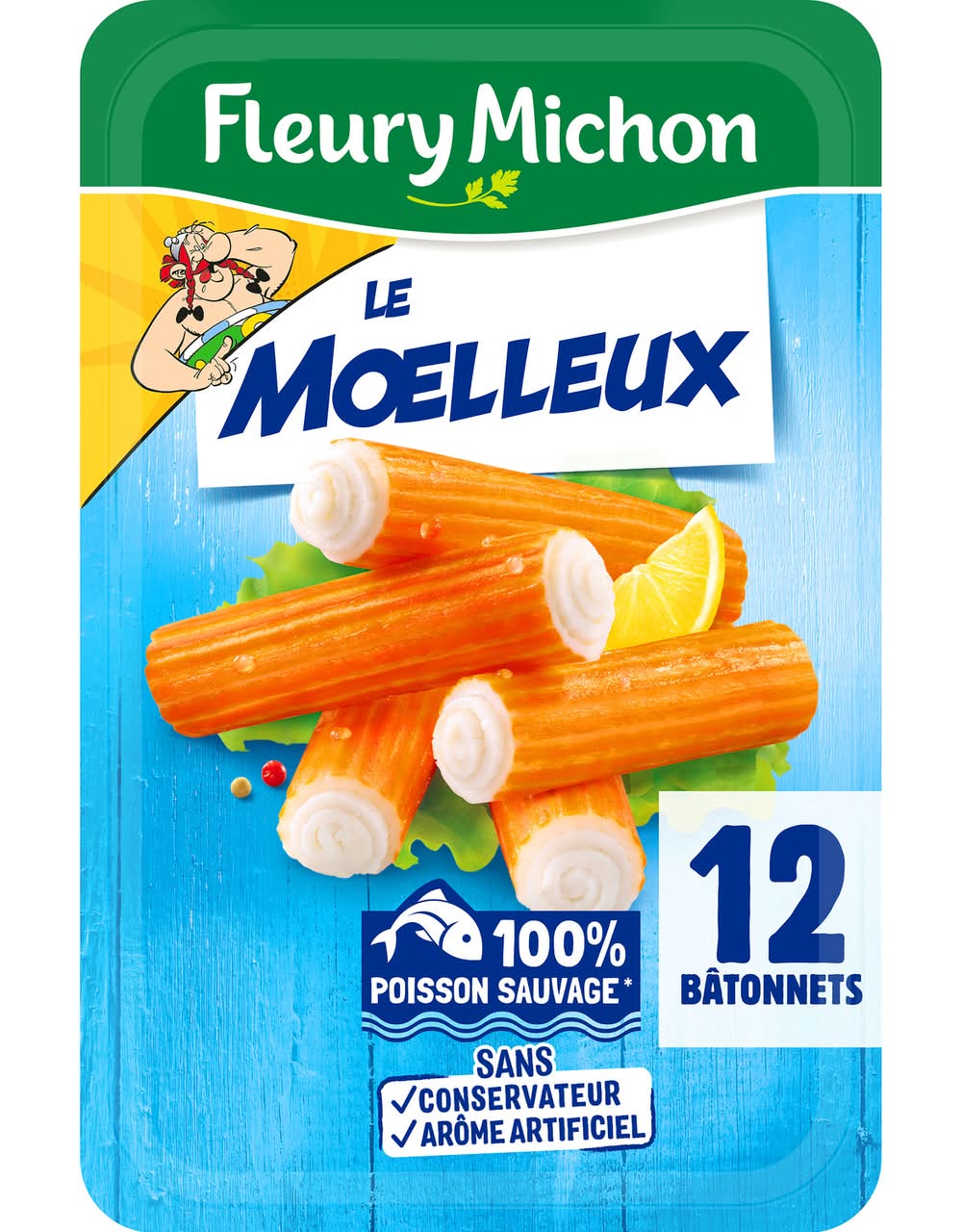 Fleury Michon - Bâtonnets de surimi le moelleux (12)
