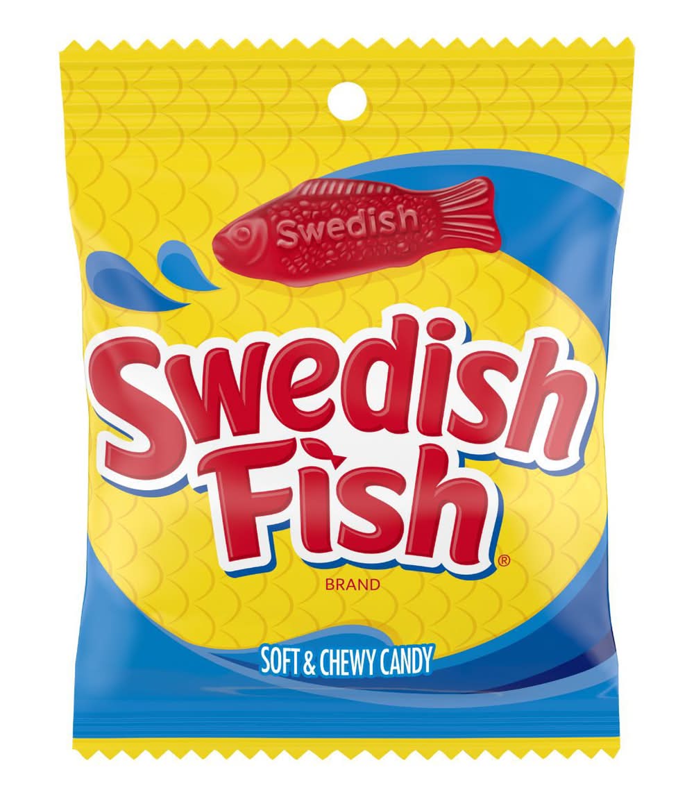 Swedish Fish Soft & Chewy Candy 3.6 Oz