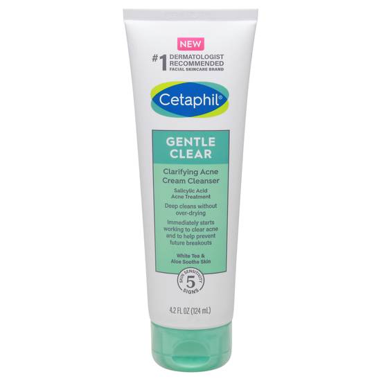 Cetaphil Gentle Clear Clarifying Acne Cream Cleanser
