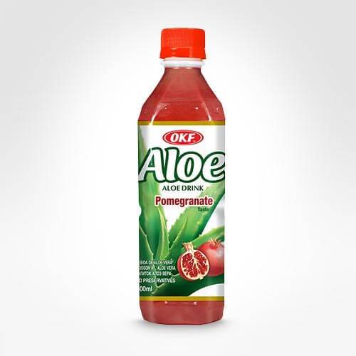 OKF Aloe Vera Drink, Pomegranate (500 ml)