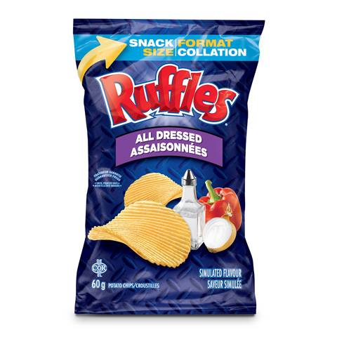 Ruffles All Dressed Assaisonnees Chips (potato)