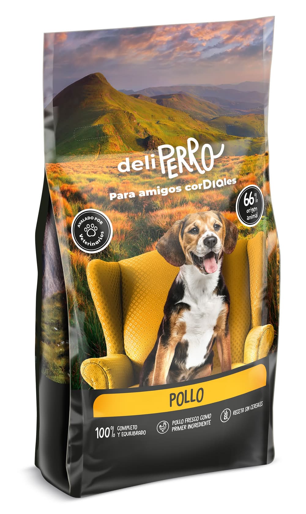 Alimento Para Perro Adulto De Pollo Premium Deliperro De Dia Bolsa 1.5 Kg