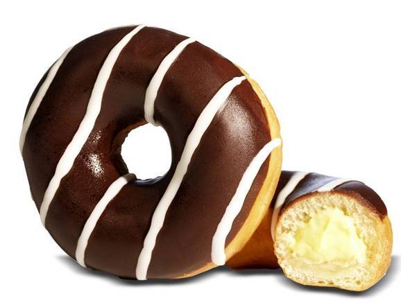 Donut rellena de crema Pastelera