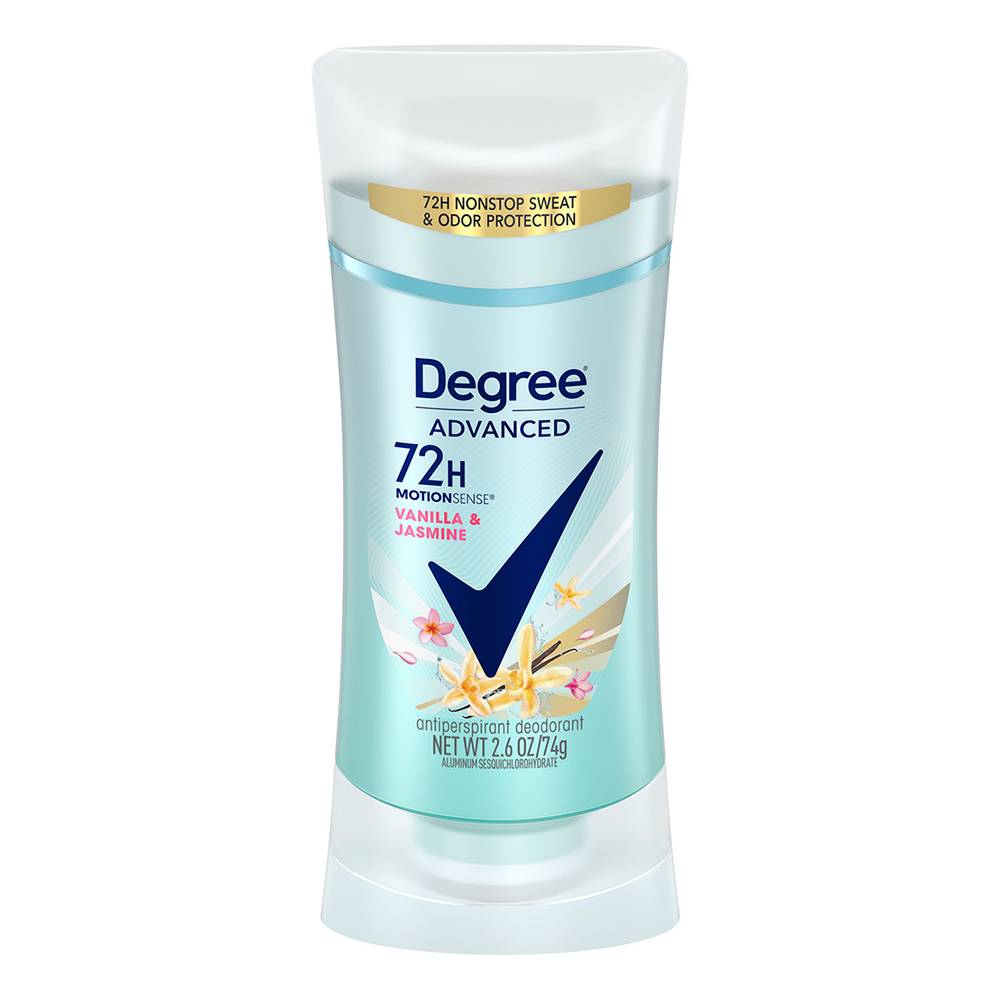 Degree Advanced Antiperspirant Deodorant Vanilla & Jasmine (2.6 oz)