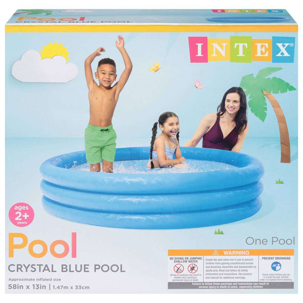 Intex Crystal Blue Inflatable Pool