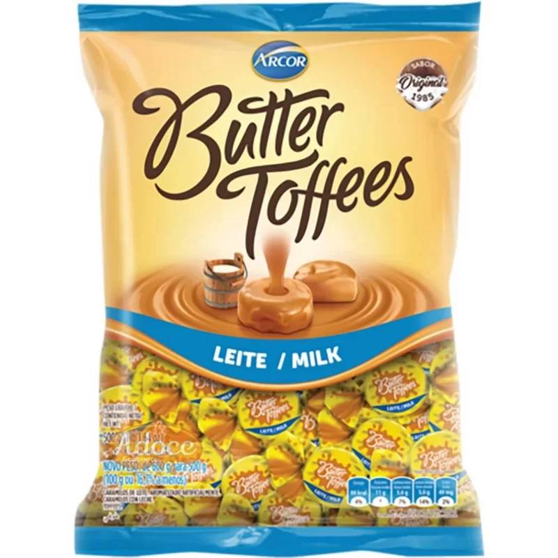Arcor bala sabor leite butter toffees (500g)