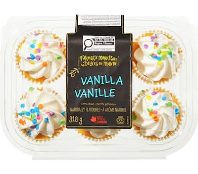 Farmers Market Vanilla Cupcakes 318.0 G