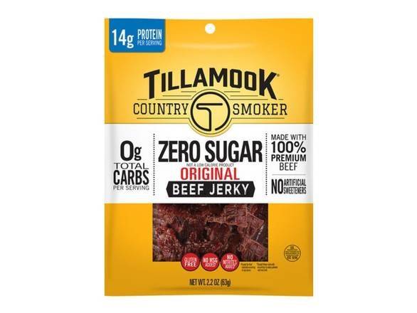 Tillamook Country Smoker Keto Friendly Zero Sugar Beef Jerky (2.2 oz)