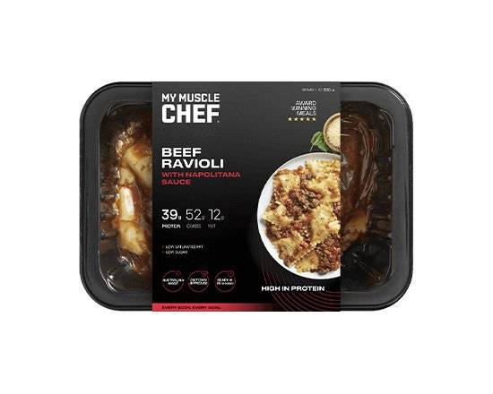 My Muscle Chef Beef Ravioli 380g