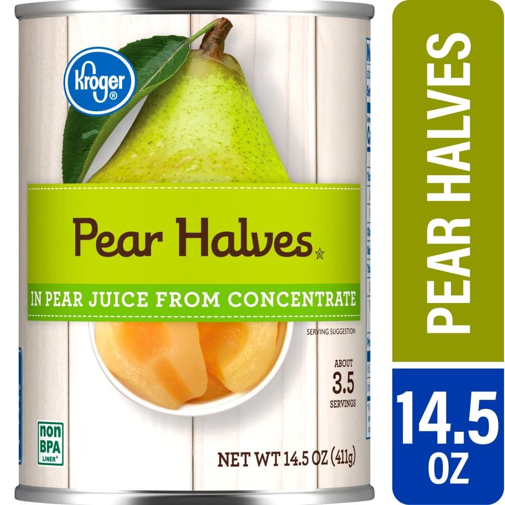 Kroger Pear Halves in Pear Juice (14.5 oz)