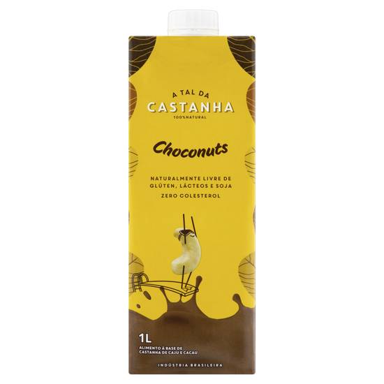 A tal da castanha bebida vegetal choconuts (1 l)
