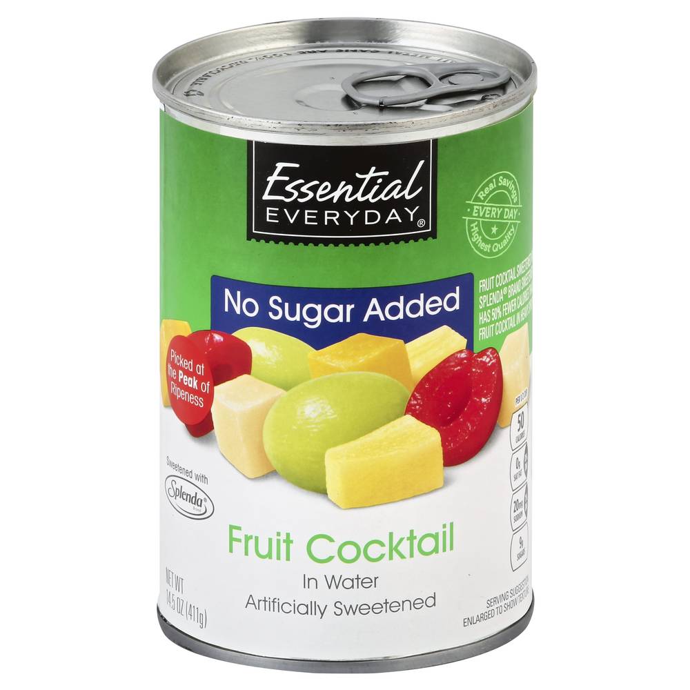 Essential Everyday No Sugar Added Fruit Cocktail in Water (14 oz)