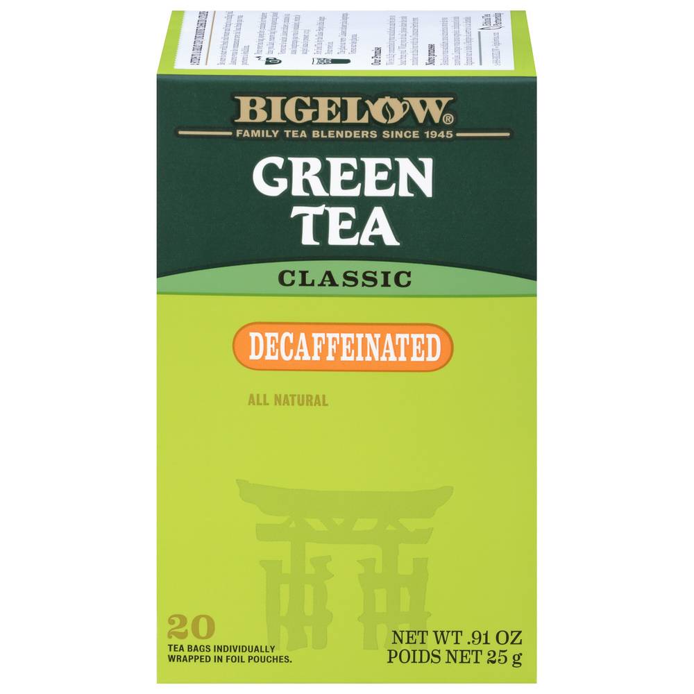 Bigelow Decaffeinated Green Tea Bags (0.91 oz, 20 ct)