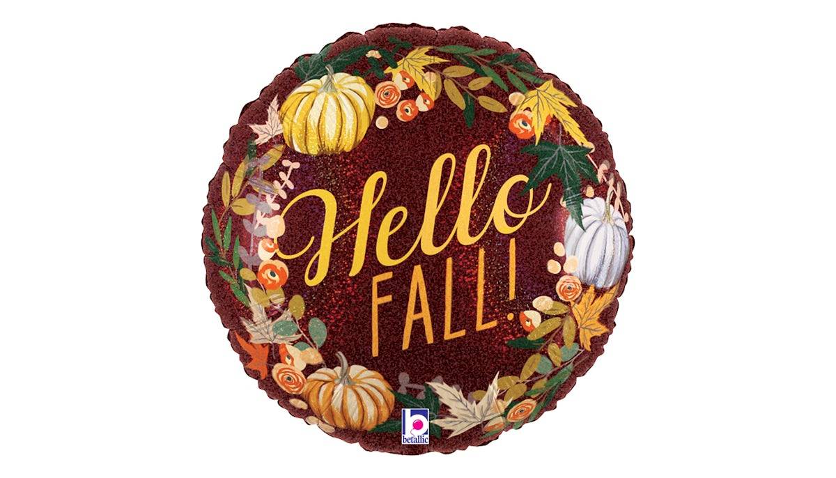 Hello Fall Standard Balloon