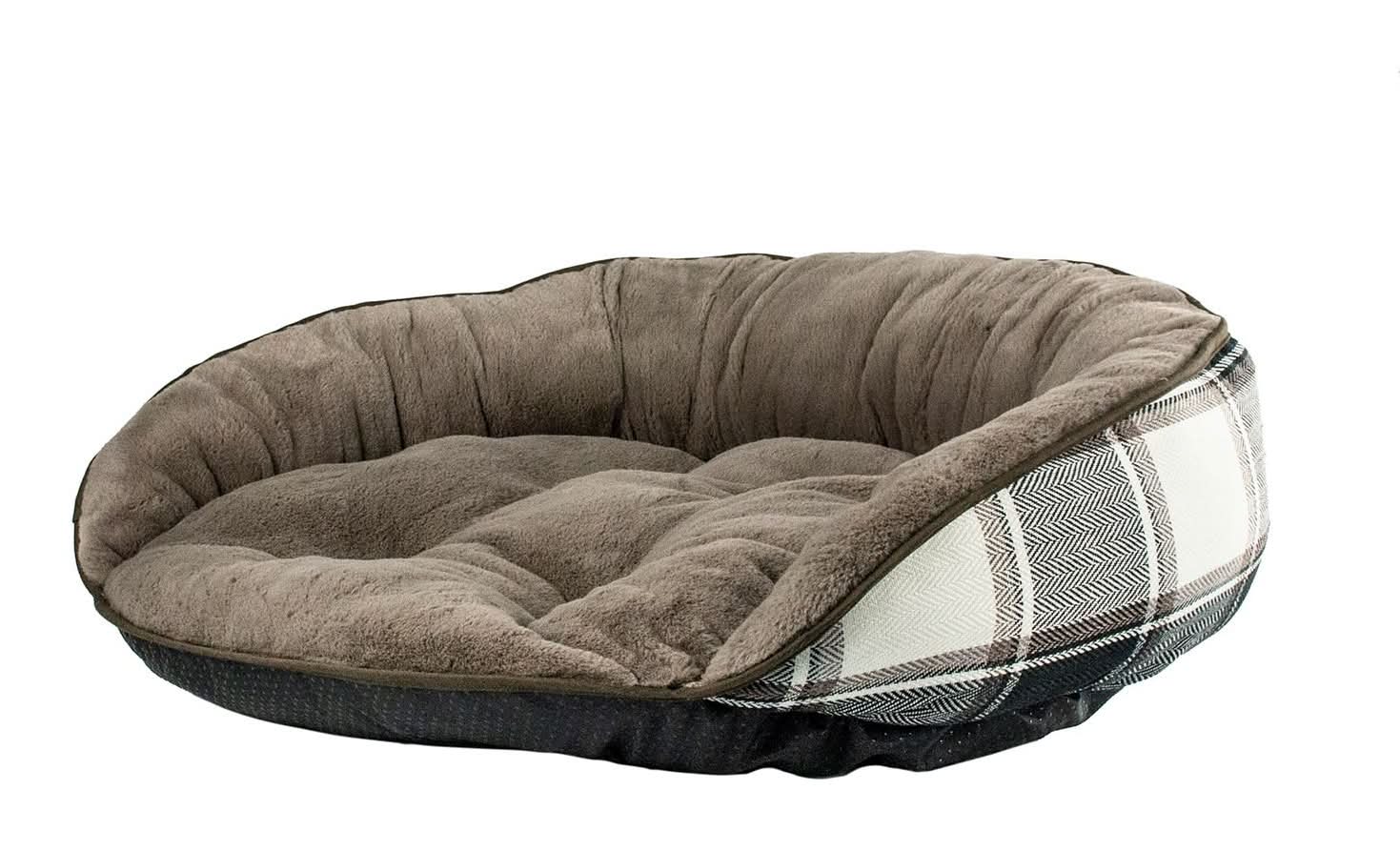 Bailey & Bella Plaid Chaise Bed, 1 ea