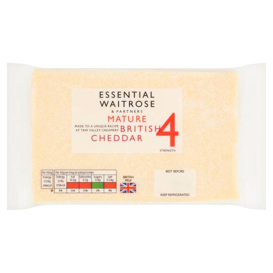 Essential Waitrose & Partners Mature British Cheddar Cheese