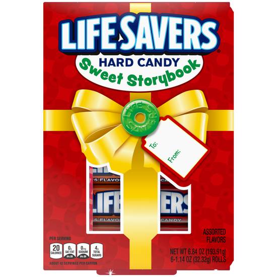 Order Life Savers Rolls Sweet Storybook Gift Box, Assorted Flavors - 6 pk food online from Rite Aid store, Costa Mesa on bringmethat.com